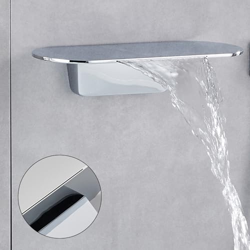 Robinet mitigeur de baignoire-douche mural eau chaude et froide - 8