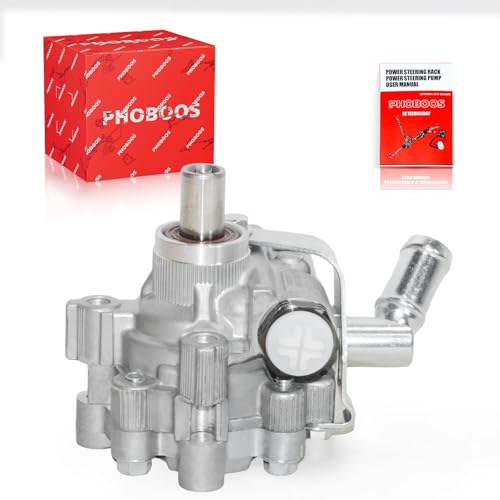 PHOBOOS Power Steering Pump Compatible with Chevrolet Camaro 2010-2015 V6 3.6L, Smooth Steering, Low Noise, High Durability, Ref. 20-3022