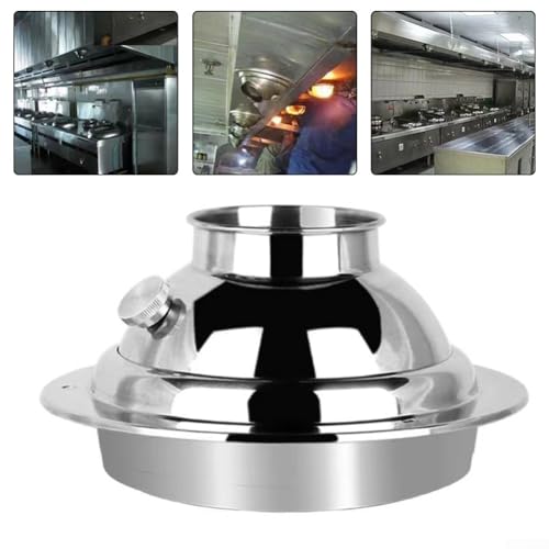 Campana de ventilación ajustable para cocina, construcción de acero inoxidable de alto rendimiento (200#)