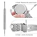 Xiphum Solid Watch Link Removal Kit, Tools to Adjust and Remove Bracelets，Watch Strap Size Adjuster, Watch Band Adjustment Tool Kit with 6 Extra Pins and 1 Hammer