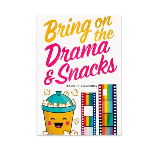 Movie Night Decor Poster Print - Bring on the Drama
