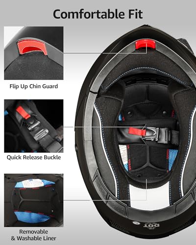 Yema YEMA-926MBM Modular Motorcycle Helmets thumb #5