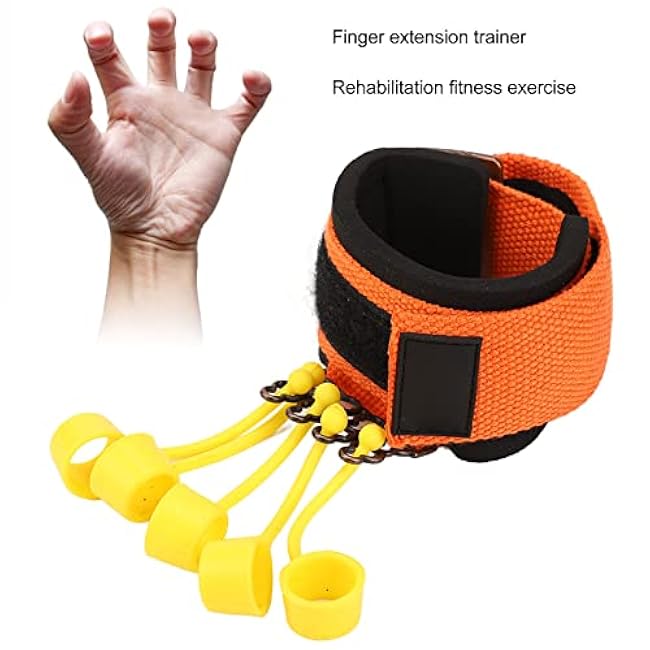 Finger Exerciser & Hand Strengthener,10LB Silicone Finger Extension Exerciser Stretcher Training for Strength Grip Strength Trainer Equipment Finger Band for Rock