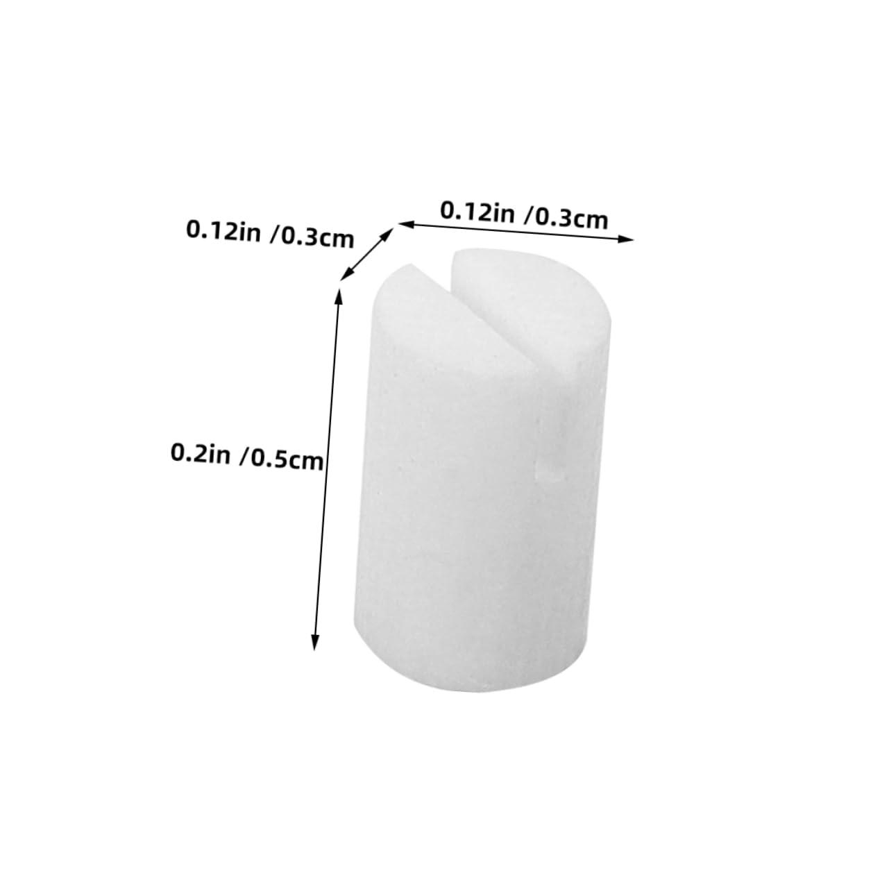 VANZACK 3pcs 5 String Banjo Bone Nuts for String Instruments Durable Ox Bone Material Enhances Sound Projection Resonance Replacement for Worn Nuts Improved Playing Experience