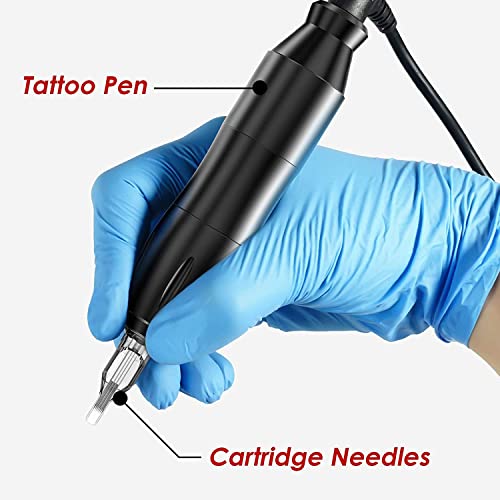 Image of Wormhole Tattoo Cartridge Needles 20PCS 15RS Tattoo Cartridges Disposable Tattoo Needle Cartridge Tattoo Needles Cartridge Needles Round Shader for Tattoo Pen Tattoo Machine Tattoo Supplies 1215RS