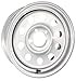 Allied Wheel 27S Silver Mod 15X6 5X4.5 Trailer Wheel, Durable Gloss Silver Finish Steel Wheel for Trailers, Protective E-Coating