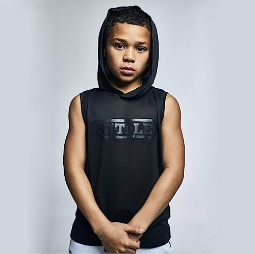 Battle Sports Sleeveless Light Action Workout Hoodie - Raglan Cut Sleeveless Hoodie for Youth2