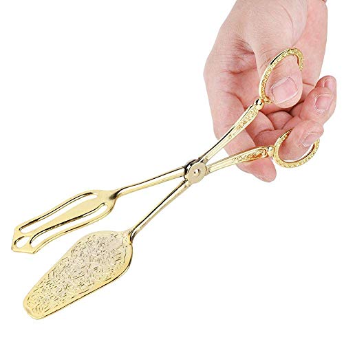 Fdit Bread Tongs Vegetable Clips Cake Clamp Buffet Clamps Barbecue Ice Salad Sugar Grilling Appetizers Tongs Kitchen Utensil Serving Baking Tools(1#)
