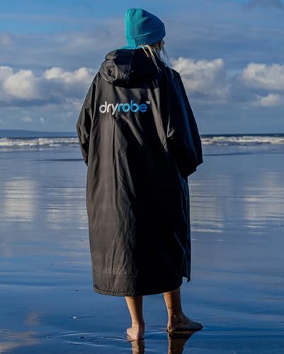 Image of Dryrobe Advance Long Sleeve Swim Parka Change Robe - Stay Warm and Dry - Waterproof Oversized - Swimming /Surfing /OCR Events