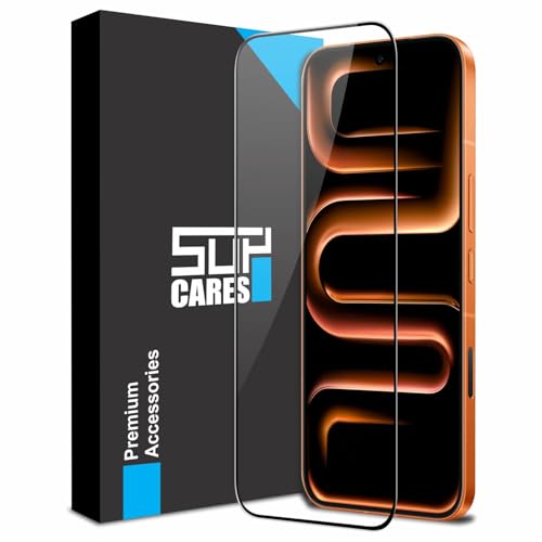 Image of SupCares Tempered Glass for Infinix Note 60 Pro (6.78 Inch) With Installation Kit | Military-Grade Gorilla Screen Protector | Edge to Edge Coverage | Black