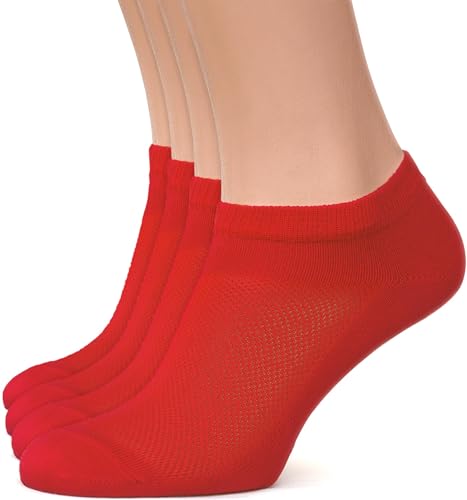 Image of Duna Ankle Socks for Womens - Ultra Thin Breathable Cotton Sport Socks - Athletic, Running, Low Cut, No Show (4 and 6 pairs)