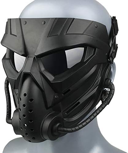 Alien Airsoft Mask Full Face Tactical Mask Impact Resistant for Airsoft Paintball Hunting CS Game Halloween Movie Props and Other Outdoor Activities