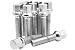 10 Pc Chrome 12x1.5 Ball Seat Lug Bolts 60mm Shank Extended Length 17mm Hex Fits Mercedes Benz