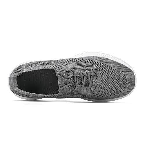Image of Casbeam Mens Running Shoes Comfortable Lightweight Breathable Walking Shoes Lace-up Shoes Mesh Workout Casual Sports Shoes