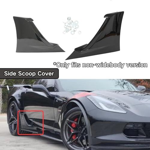 Faldas laterales automotriz Corvette C7 Z51 kit de carrocería para rutas y eventos 2