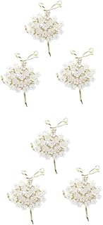 Generic 6 Peças Decoração De Cristais Decoração De Cristal Capa De Telefone Ornamento Acessórios De Liga DIY Ornamento De Concha De Telefone Amuletos De Cristal De Telefone Acessórios De