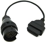 rear door lock pins mercedes c300  Mercedes Benz MB 38 Pin Male to OBD OBD2 OBDII DLC 16 Pin Female Car Diagnostic Tool Adapter Converter Cable