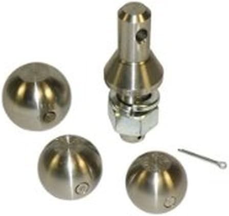 902B Interchangeable Stainless Steel Ball Set, 1-7/8, 2 and 2-5/16 Balls with 1 Shank by Convert-A-Ball
