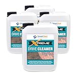 Smartseal Drive Cleaner Xtreme - 4 x 5L - Powerful Block Paving Cleaner & Black Spot Remover for Drives, Patios & Paths - Quickly Cleans Dirt, Lichen & Algae on Block Paving, Stone, Brick & Concrete
