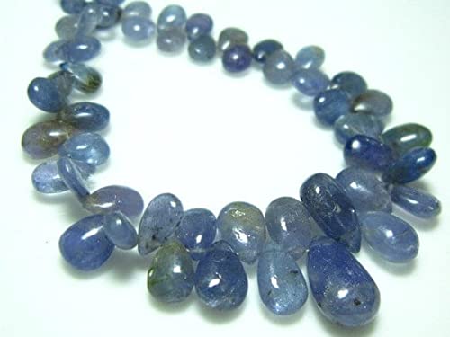 Tanzanite briolette poire lisse LKBEADS pour haute joaillerie
