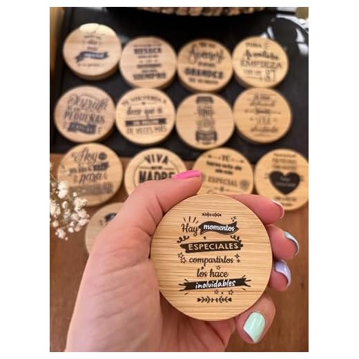 Uvimark | Pack de 20 Abridores de Bambú Magnéticos con Mensaje a Elegir | Abrebotellas con Mensaje | Regalos para Detalles Bodas, Comuniones, Bautizos | Detalles y Regalos Personalizados