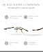 Scojo Gels Rimless Reading Glasses