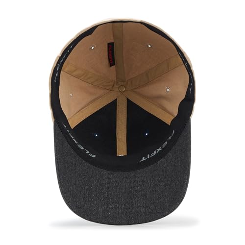 Image of Volcom Men's Snapback Hat - 6-Panel Twill Flat Brim Cap Adjustable Snap Closure