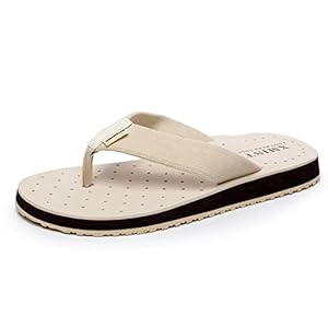 Ling Fengfeiyang Pool Flip Flops, Lichtgewicht Beach Sandaal, Flip-teen strand slippers, grote maten sandalen en slippers-beige_38