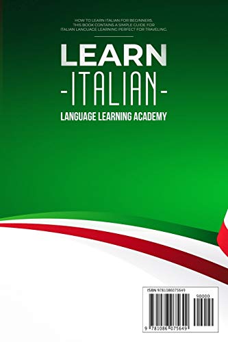 image for Majosta Learn Italian: How to Learn Italian for Beginners. This Book C