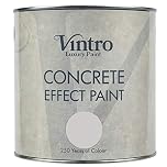 Vintro Paint | Concrete Effect Paint | Light Grey | 2.5L (Chalk)