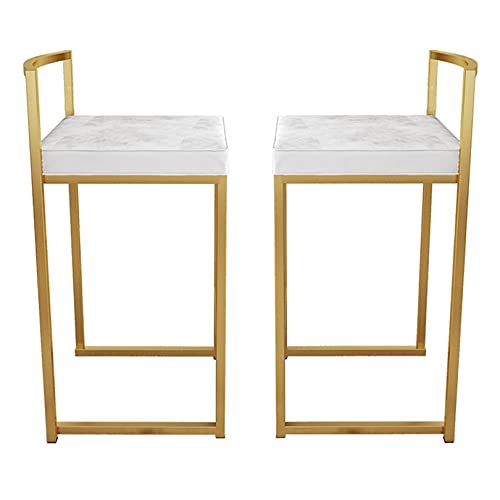 Tabourets de bar confortables en velours pour résoudre le manque d'assises