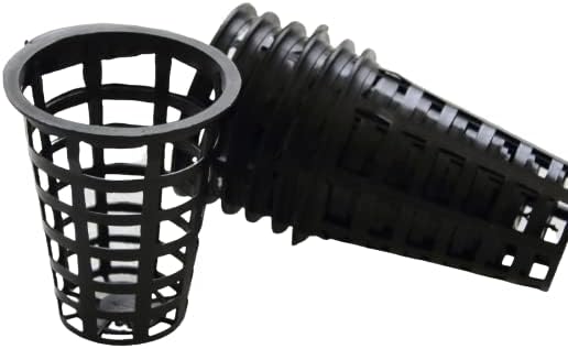 3 Inch x 4 inch Netpots - Set of 30, for NFT, Hydroponics, Aquaponic, Dutch Bucket, DWC, Kratky System and Nursery, Height 4inch, Top Dimeter 3inch