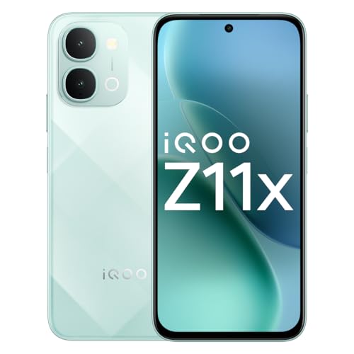 iQOO Z11x 5G (Prismatic Green, 6GB RAM, 128 GB Storage) | Dimensi...