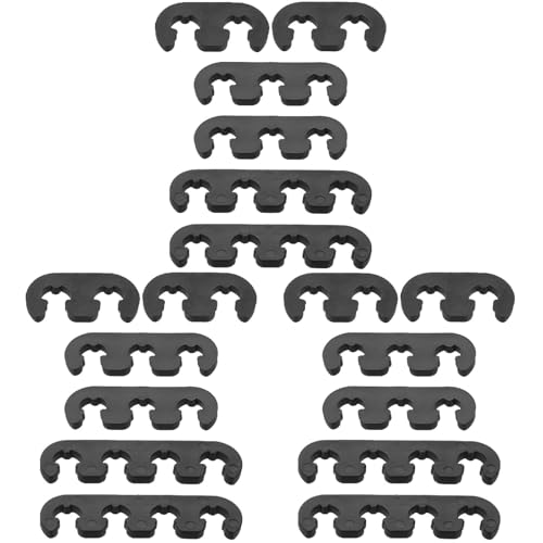 3 Sets Zündkerzen Drahtseparatoren Für Autos 7Mm Zündkabel Halter Mit Schraubenschlüssel Praktische Kabelorganisation Und Hitze Schutz
