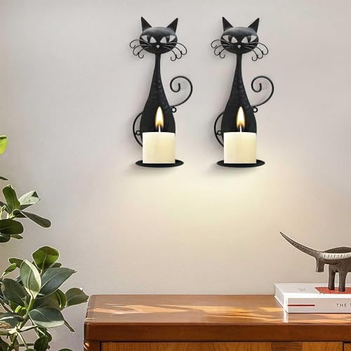 Ornate Candle Sconce Duo