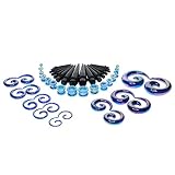 . Recibirás 48 piezas: 16 conos en espiral de 12G-1/2 ", 16 conos rectos de 12G-1/2", 16 conos de de 12G-1/2 "