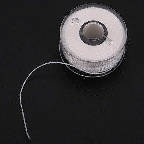 Ligne de Pêche Soluble, Fil Innovant 3 Bobines 20 Mètres pour Appât Carpe, Accessoire Pêche Blanc for Pêcheurs de Carnassiers en Plans d'eau Naturels