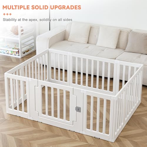 Gupamiga Laufstall Baby Laufgitter Baby Sicherheits-Aktivitätszentrum für drinnen oder draußen 150×110cm PLP-WL071-10