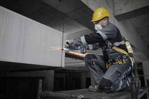Image of BOSCH GWS 18V-8 Professional Cordless Angle Grinder (Solo) | 800W Equivalent Power | 100mm Disc Size | Compact Design | Optimized Runtime | Advanced Safety Features | Dust-Free Cutting Solution