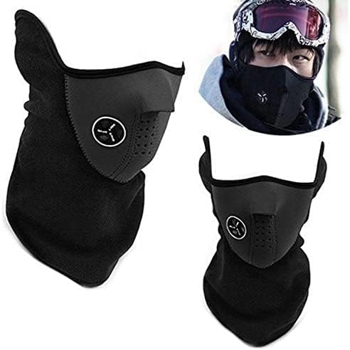 Ski Mask Neck Warmer / Outdoor Sports Mask - Black