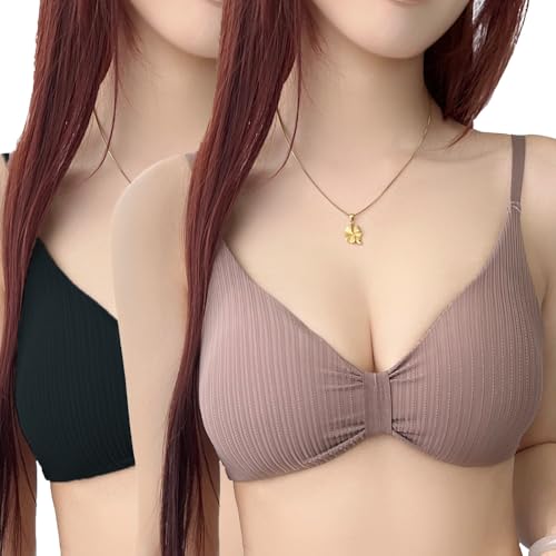 Image of Luella Everyday Removable Pad Cute Ribbon Bra & Wireless T-Shirt Bra for Women Daily Use /Fashionable Use