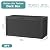 KFY deck box,100-gallon indoor and outdoor storage box made of waterproof and sun-resistant resin material, meeting storage needs for the living room, patio, swimming pool, and toolshed?black?