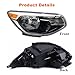 Right Passenger Side Halogen Headlight Assembly For Kia Soul 2014-2019 KI2503167 92102-B2270 Not Come with Bulbs