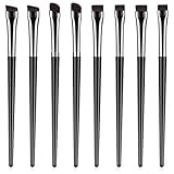 free eye brushes procreate ULTRADÜNNER PINSEL - Eyeliner Pinsel mit flachem und präzise abgewinkeltem Borstendesign machen sie ideal zum Formen, Füllen und Pflegen von Augenbrauen und Eyeliner. Dieser feine Eyeliner-Pinsel kann auch gut funktionieren, um selbst auf dem kleinen, schwer zugänglichen Augen- oder Wimpernbereich eine zarte Linie zu ziehen.