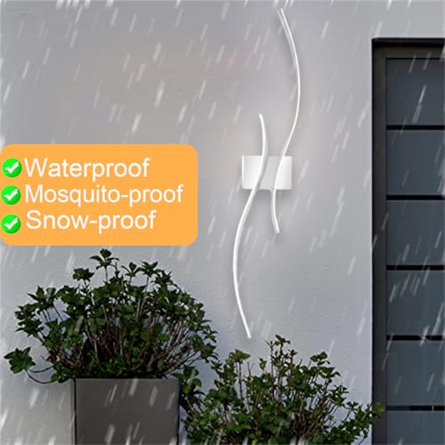 Applique murale LED extérieure 100cm noir lumière blanche IP65 - 3