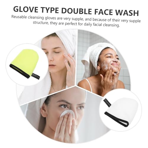 Balacoo 12 Peças Luva De Limpeza Sopro Ferramentas De Limpeza Facial Luvas De Banho Esfoliantes Toal