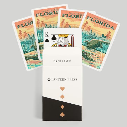 Naipes de póker Lantern Press vintage 52 cartas miniatura 6