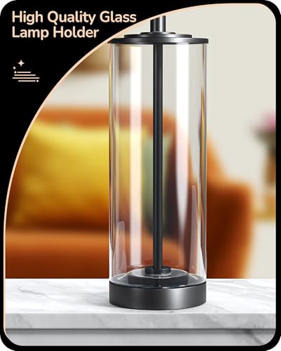 Lámpara de Mesa de Cristal EDISHINE 23.6" Set x 2 miniatura 3