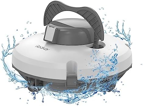Redkey Cordless Robotic Pool Vacuum for Ground Pool, Automatic Pool Vacuum Cleaner Lasts 120 Mins with Strong Suction, 180μm Fine Filter for Above/In Ground Flat Pool 2 41T1B5VIt2L. AC