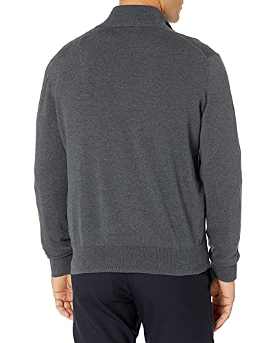Buttoned Down Men's Supima Cotton Lightweight Quarter-Zip Sweater - Image 3